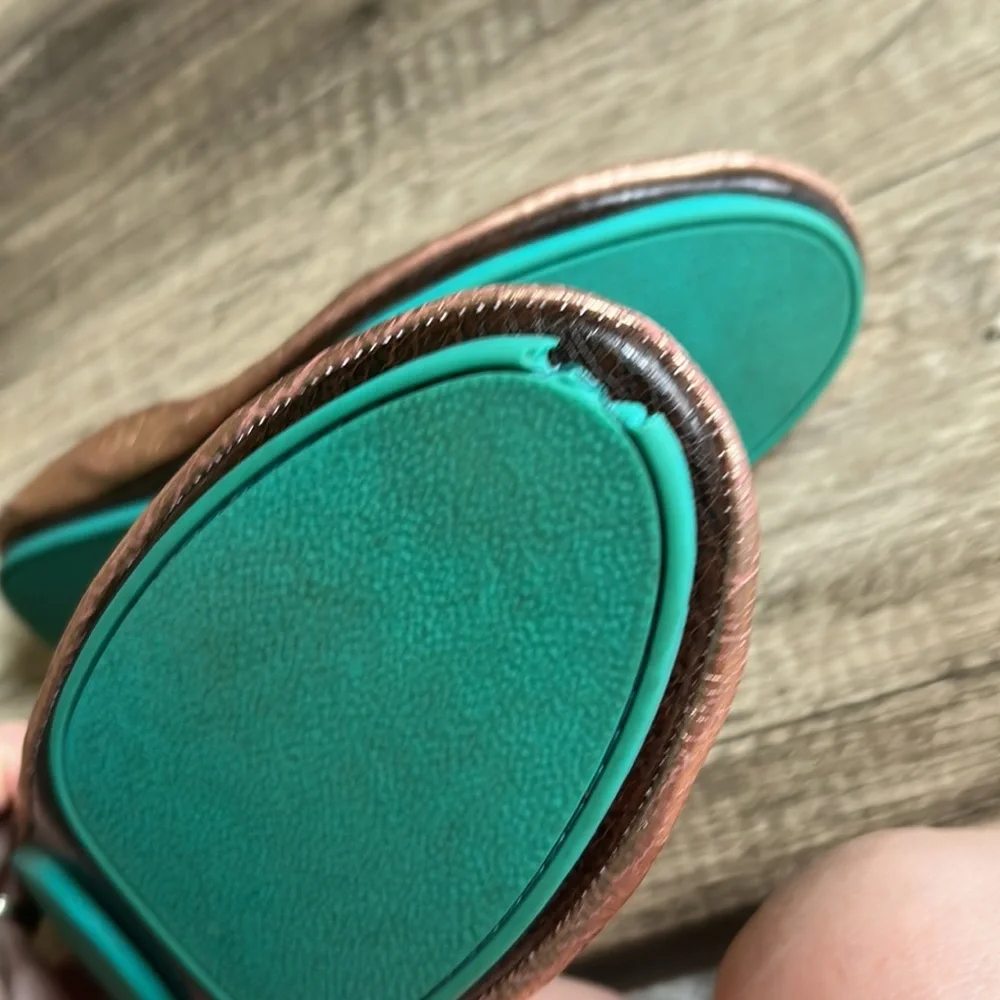 Rose Gold Tieks Flats